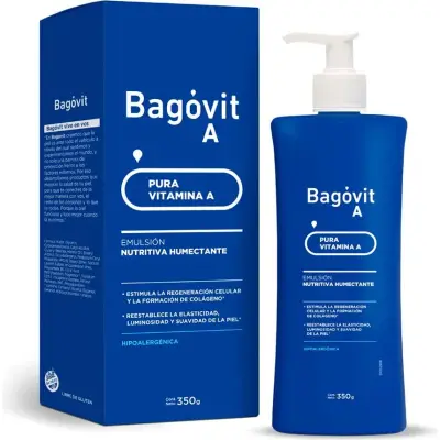 Emulsión Hidratante Bagóvit A 350 g con Dosificador