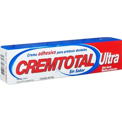 Crema Adhesiva para Prótesis Dental Cremtotal Ultra Neutra 40 g