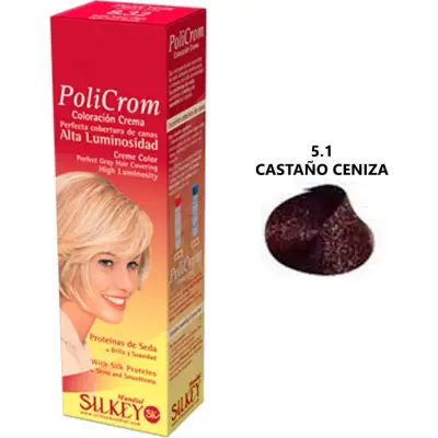 Tintura Capilar Silkey Policrom Tono 5.1 x 47 g