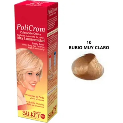 Tintura Capilar Silkey Policrom Tono 10 47 g