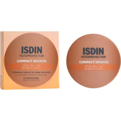 Protector Solar Compacto Isdin Fotoprotector FPS 50 Bronze