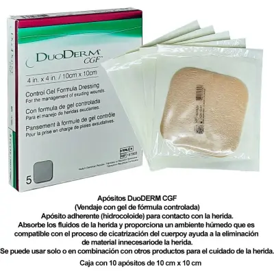 Apósito DuoDERM CGF HD ConvaTec Caja x 5 Unidades