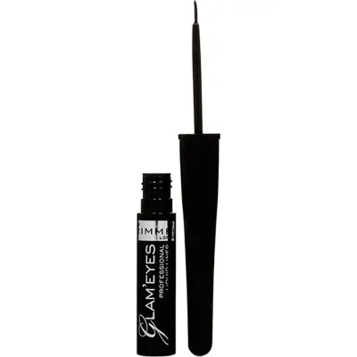 Delineador Líquido de Ojos Rimmel Glam'Eyes Black Tono 001