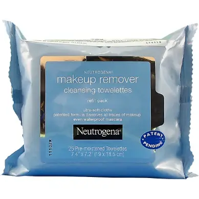 Toallitas Demaquilladoras Neutrogena x 25 Unidades