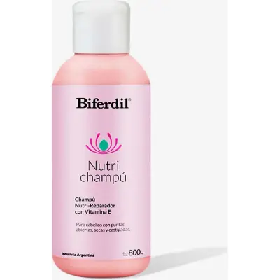 Shampoo Biferdil Nutri-Reparador Vitamina E 800 ml