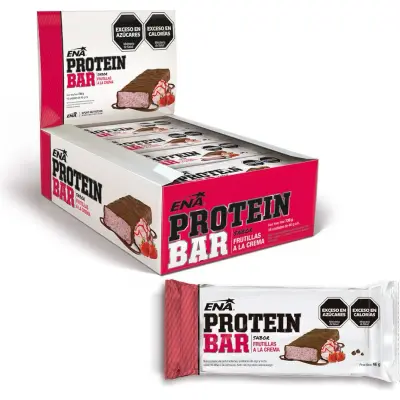 Barras de Proteína ENA Protein Bar Frutilla Crema x 16 unidades