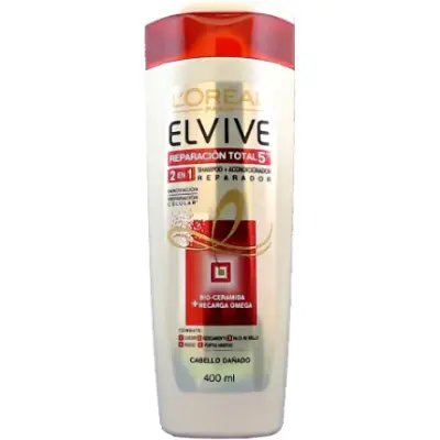 Shampoo L'Oréal Elvive Total Repair 5 Keratin 2 en 1 400 ml