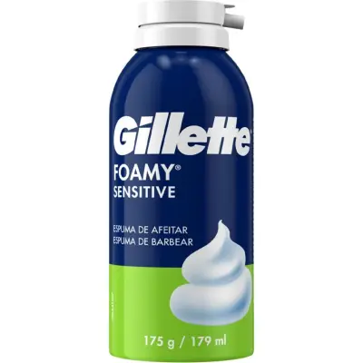 Espuma de Afeitar Gillette Foamy Sensitive 175 g
