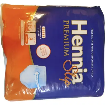 Pañal para Adulto Hennia Premium Slip Talle XG x 8