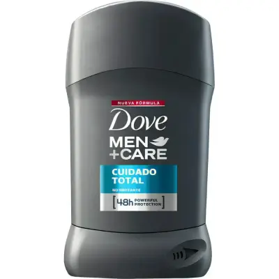 Antitranspirante en Barra Dove Men Cuidado Total 50 g