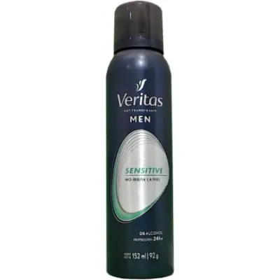 Antitranspirante en Aerosol Veritas Sensitive 92 g