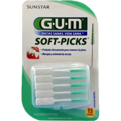 Palillos Interdentales GUM Soft-Pick 632 x 15 unidades
