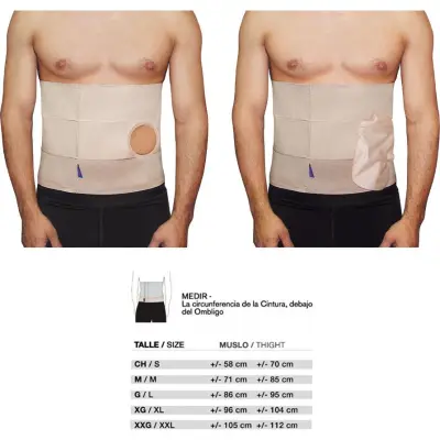 Faja Ortopédica para Ostomía 24 cm Talle 4