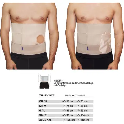 Faja Ortopédica Ostomía 24 cm Talle 5