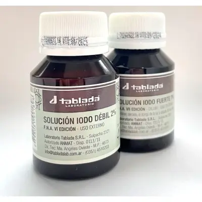 Tintura de Iodo Tablada 40 ml