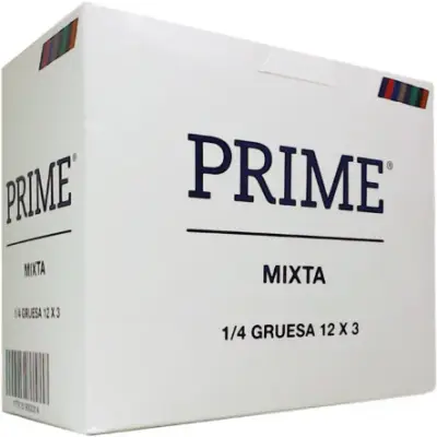 Preservativos Prime Mixto Surtido (Caja x 24, packs de 3)