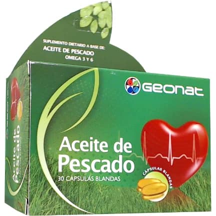 Geonat Aceite de Pescado 1000 mg x 30 Cápsulas