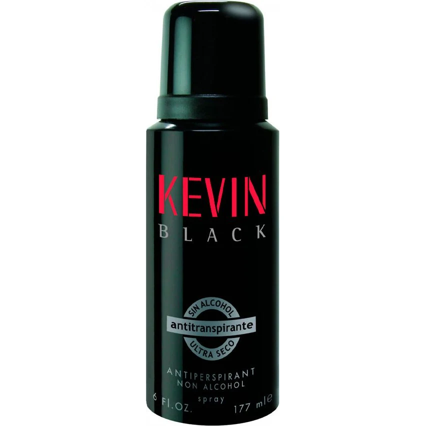 Antitranspirante Kevin Black en Aerosol 177 ml