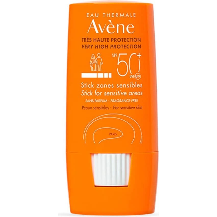 Protector Solar Avène FPS 50+ Stick Zonas Sensibles 8 g