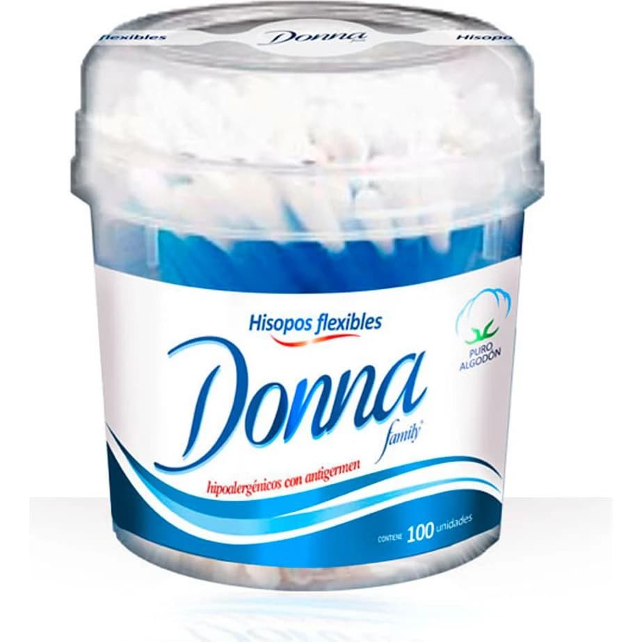 Hisopos Donna x 100 Unidades