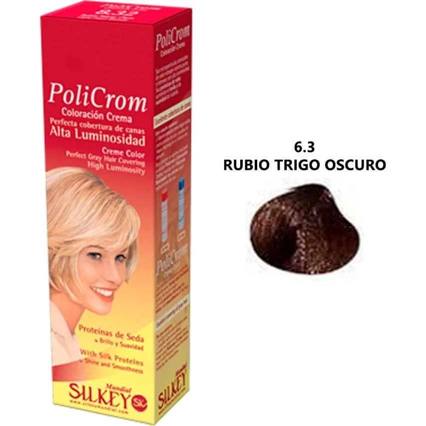 Tintura Capilar Silkey Policrom Tono 6.3