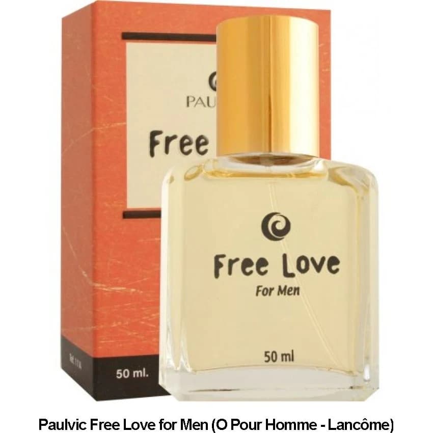 Perfume Paulvic Free Love Eau de Toilette Masculino 50 ml