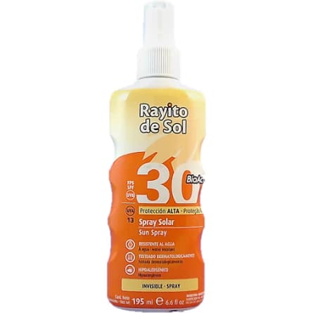 Protector Solar Rayito de Sol Bioactive FPS 30 195 g