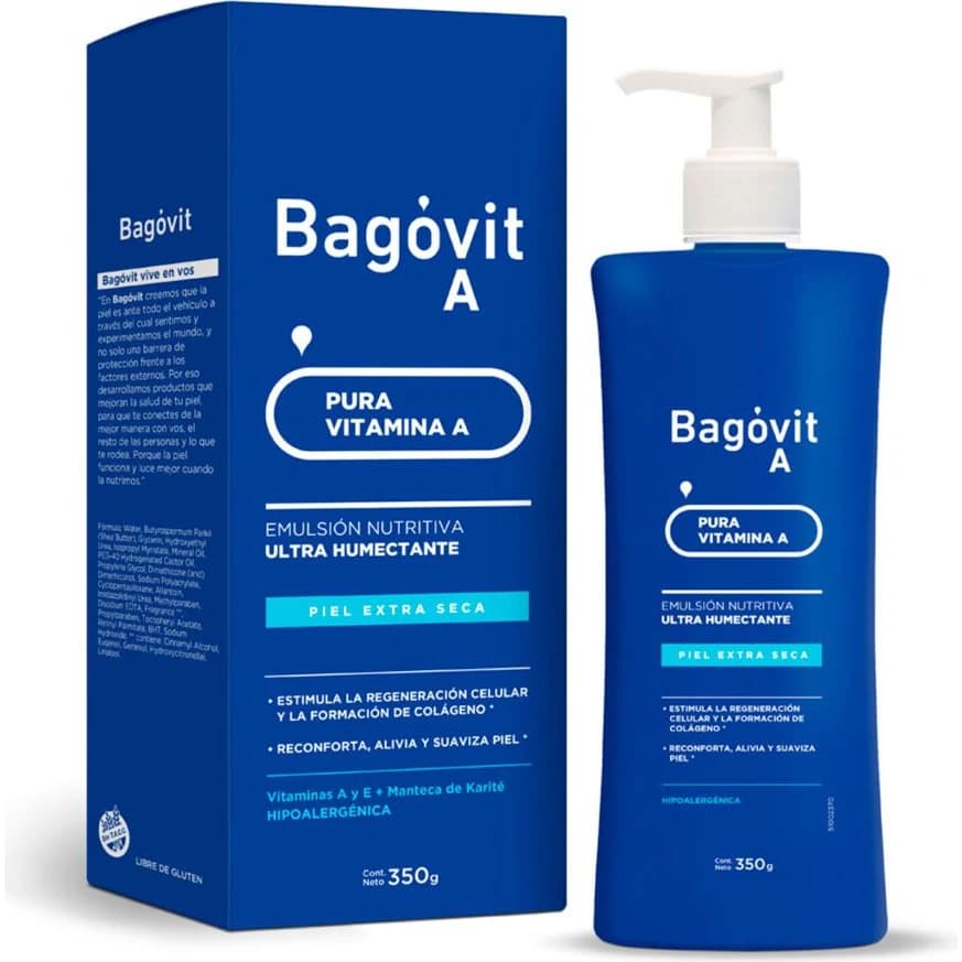 Bagovit A Emulsión Hidratante para Piel Extra Seca 350 g