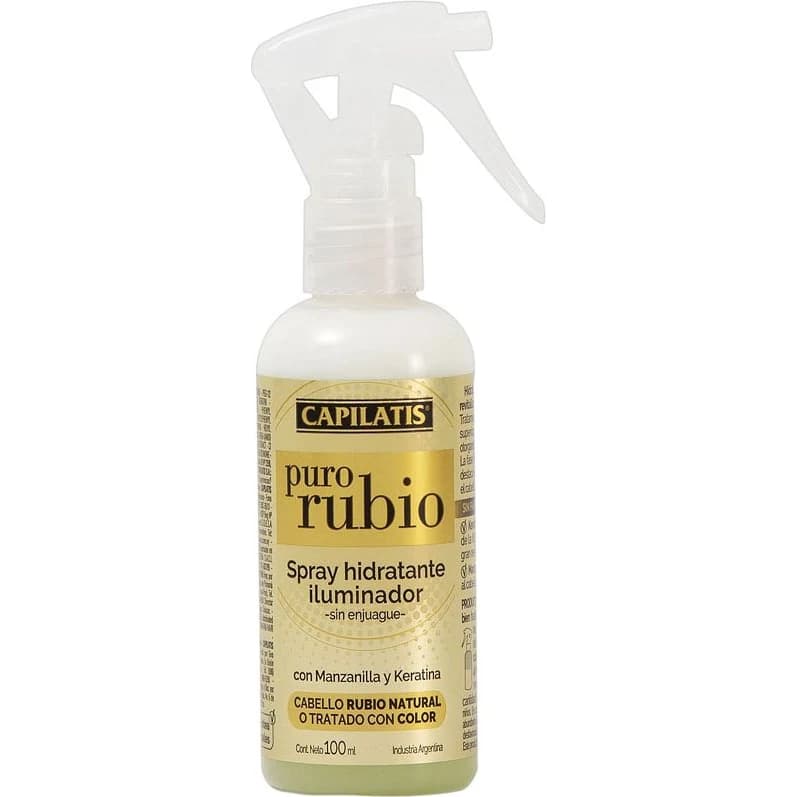 Capilatis Spray Hidratante Iluminador Línea Puro Rubio 100 ml