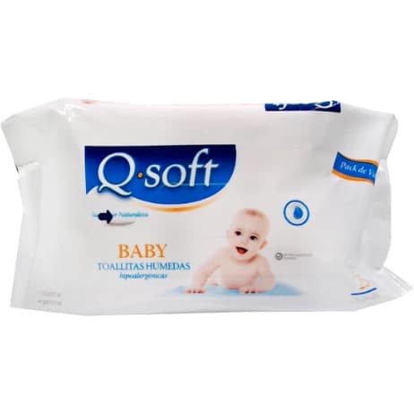 Toallitas Húmedas QSoft Baby Classic x 25
