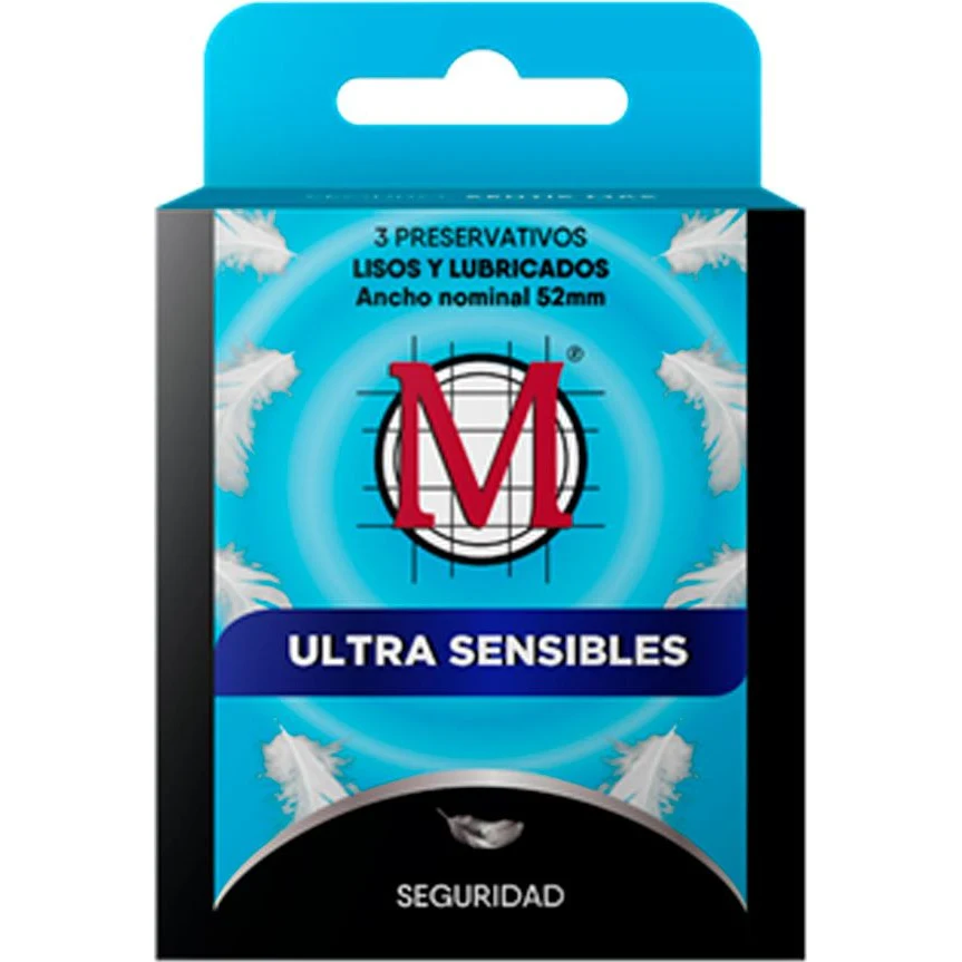 Preservativos M Ultra Sensible x 3