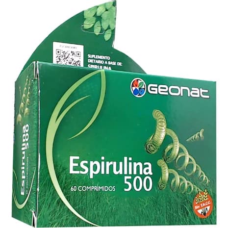 Espirulina Geonat 500 mg x 60 Comprimidos