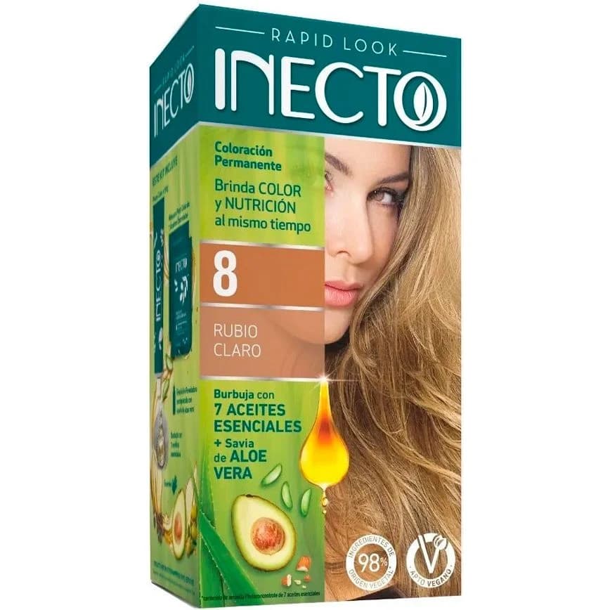Tintura Capilar Inecto Rapid Look Tono 8