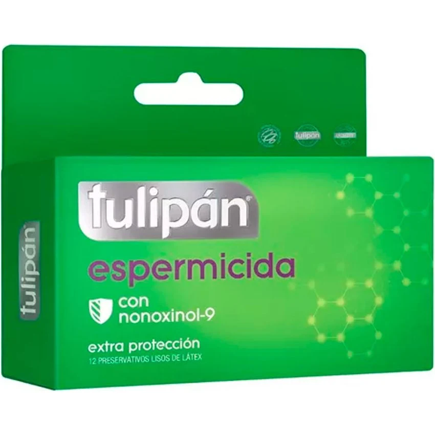 Preservativos Tulipán con Espermicida x12