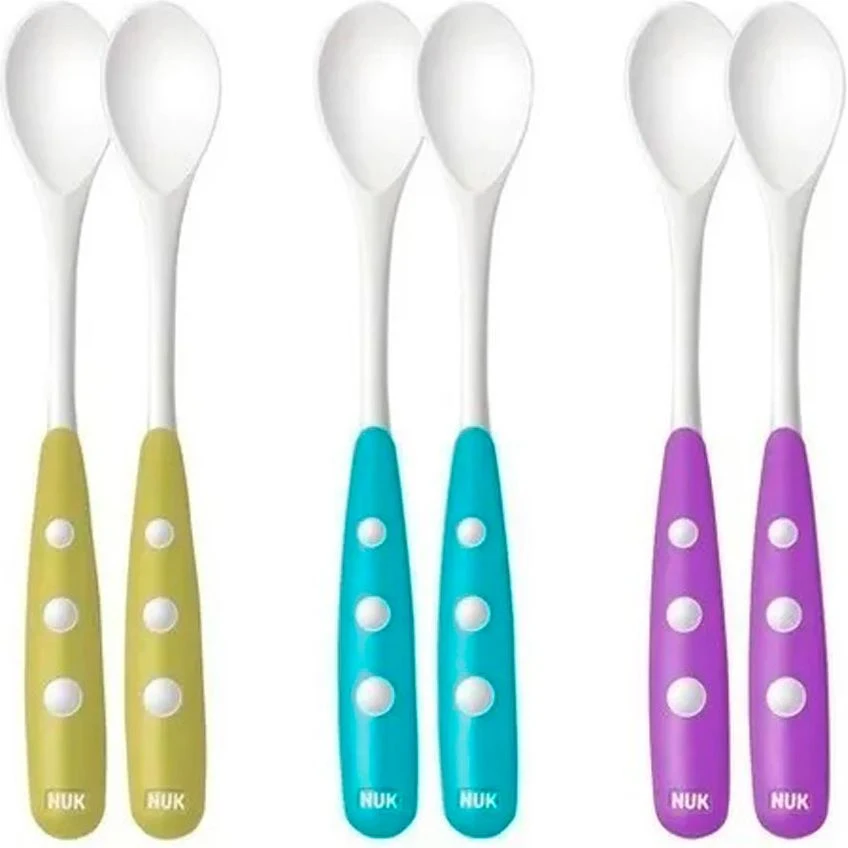 Set de 2 Cucharas Largas Nuk Colores Surtidos