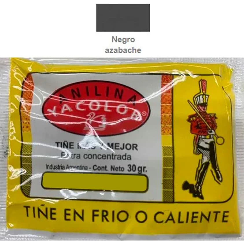 Anilina para Teñir Yacolor Negro Azabache
