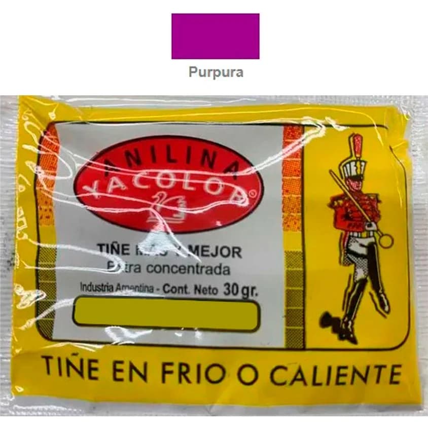 Anilina para Teñir Yacolor Púrpura
