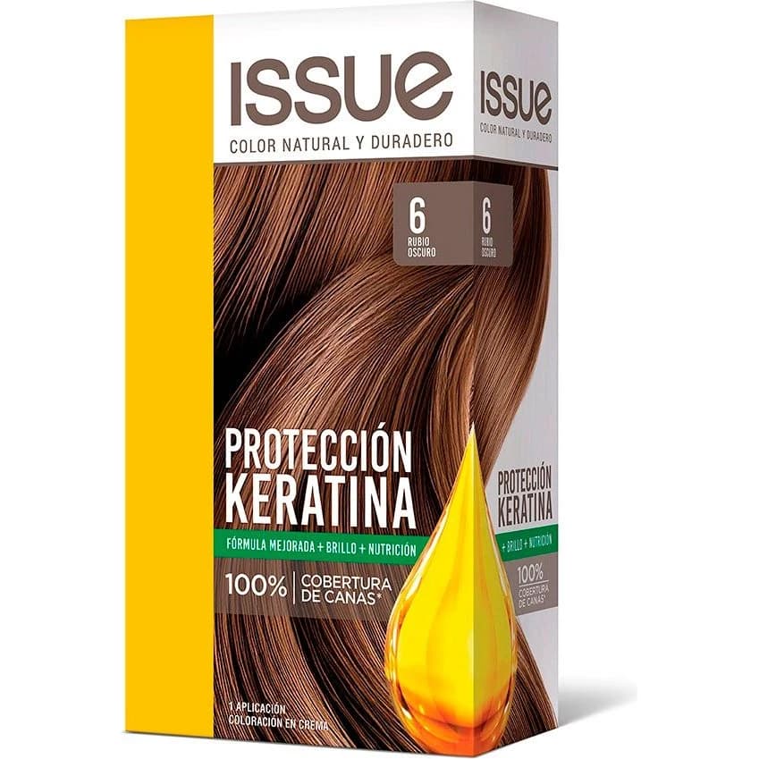 Tintura Capilar Issue Kit Keratina Tono 6