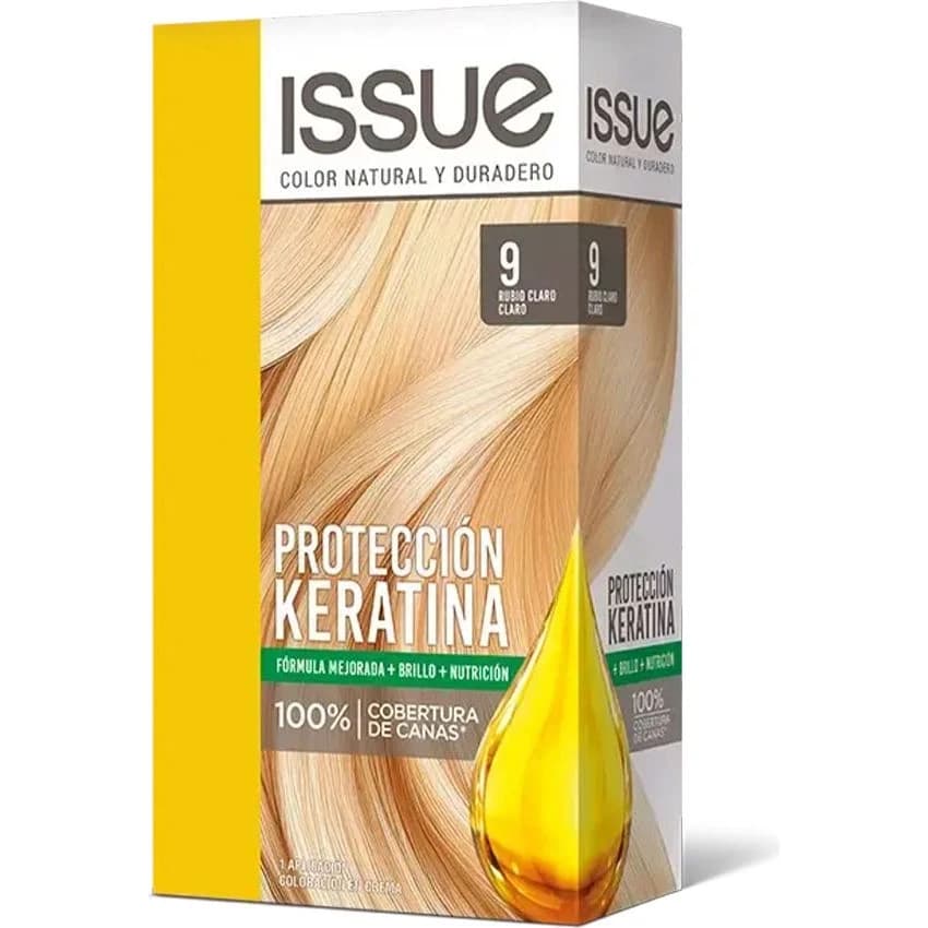 Tintura Capilar Issue Kit Keratina Tono 9