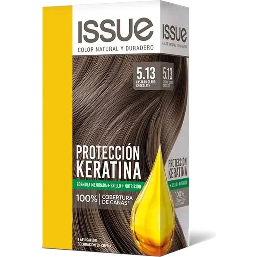 Tintura Capilar Issue Kit Keratina Tono 5/13