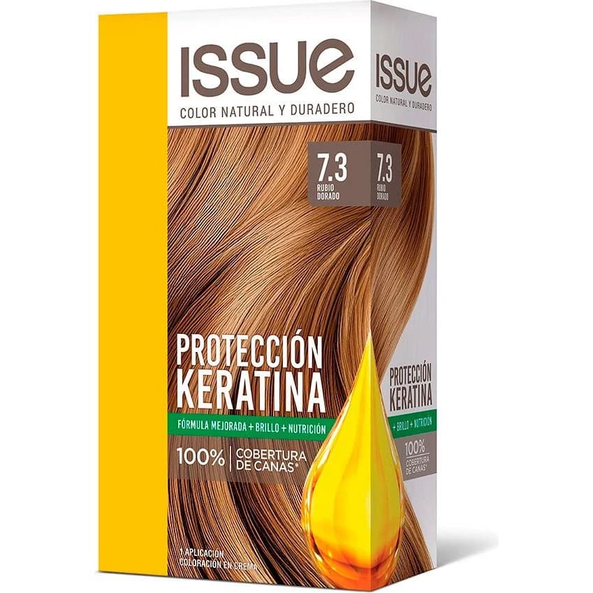Tintura Capilar Issue Kit Keratina Tono 7/3