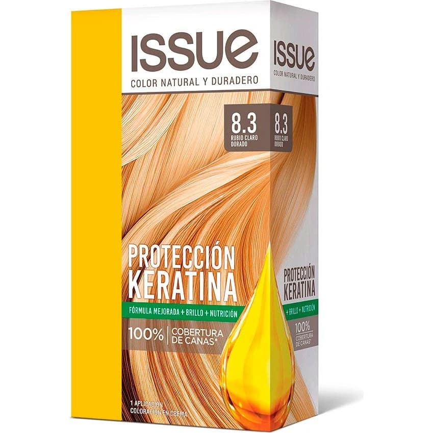Tintura Capilar Issue Eco con Keratina Tono 8.3 (Repuesto)