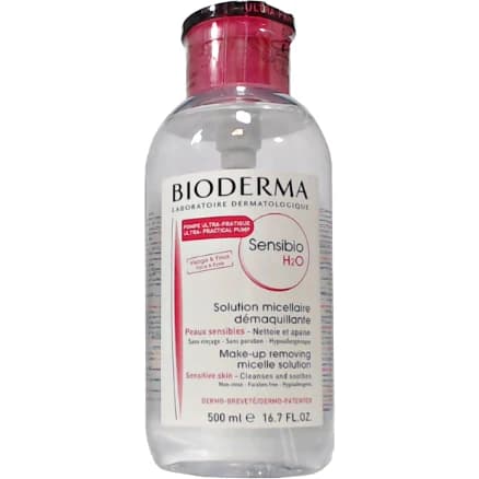 Agua Micelar Bioderma Sensibio H2O 500 ml con Pompa