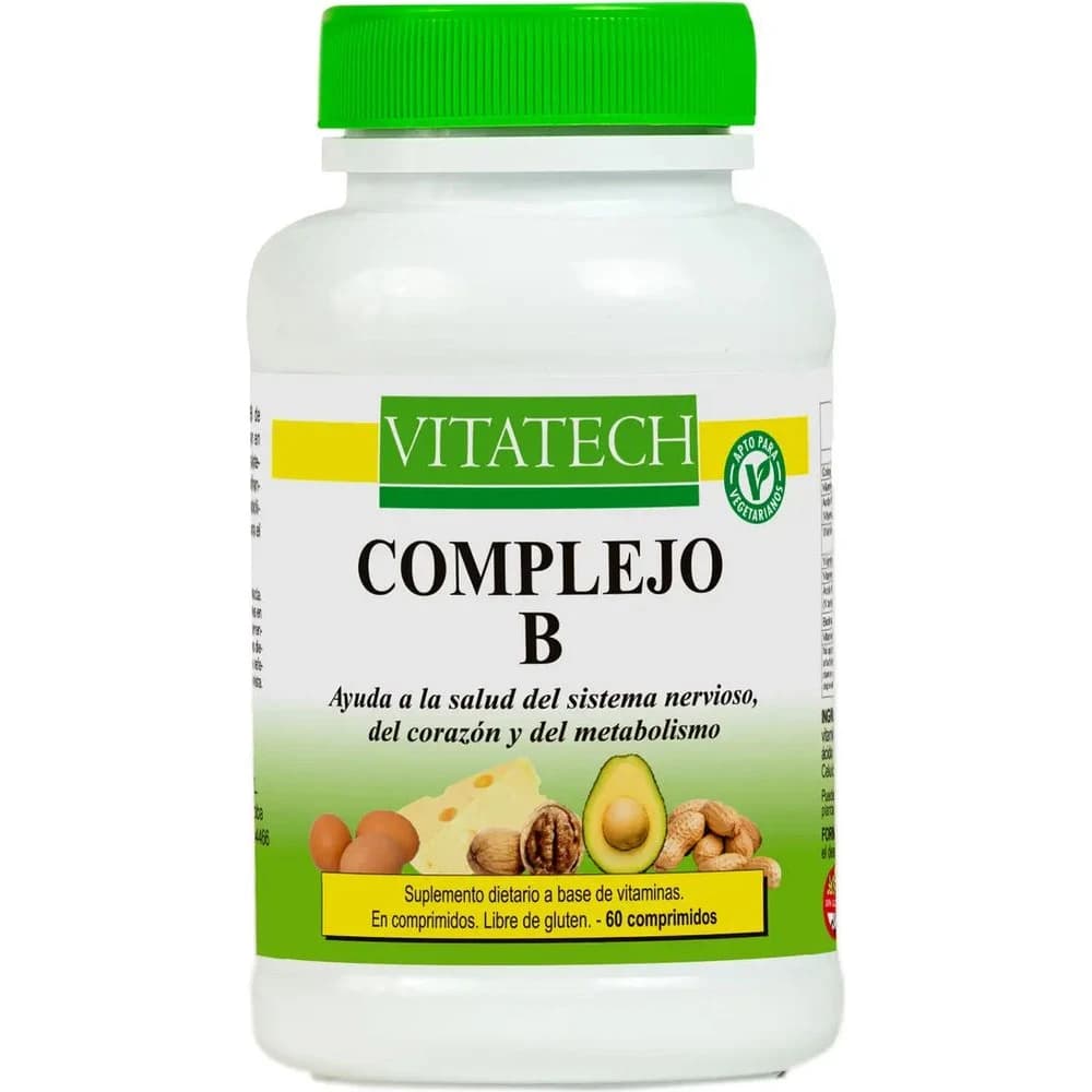 Suplemento Complejo B Vitatech x 60 Comprimidos