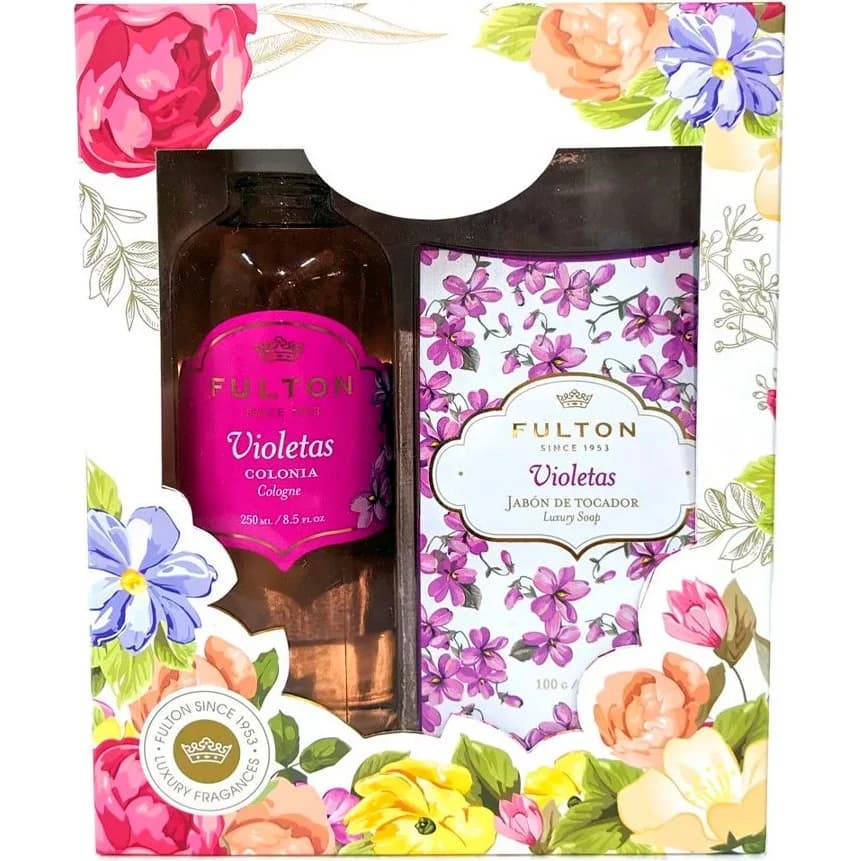 Estuche Fulton Art Violetas (Jabón + Colonia)