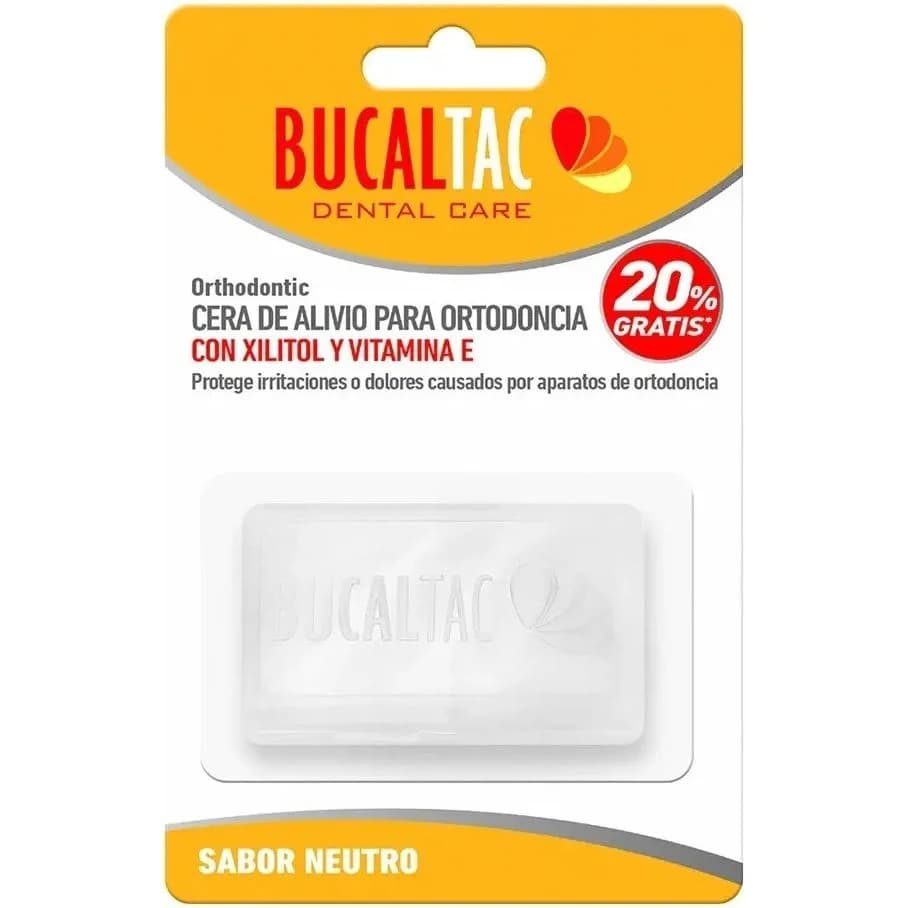 Cera para Ortodoncia Bucal Tac Sin Sabor x 6