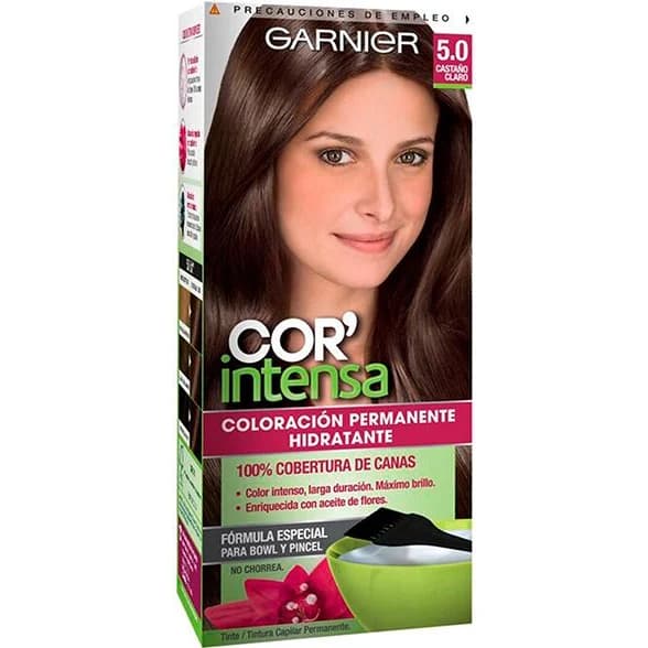Tintura Capilar Garnier Color Intensa Tono 5.0 Castaño Claro