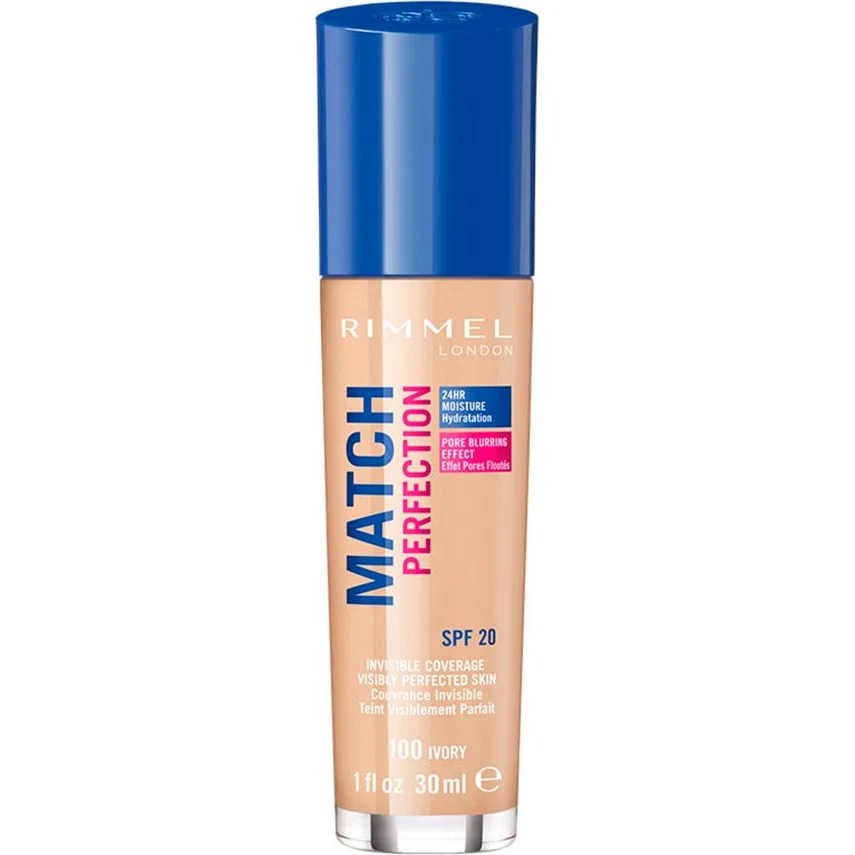 Base de Maquillaje Rimmel Match Perfection Tono 100
