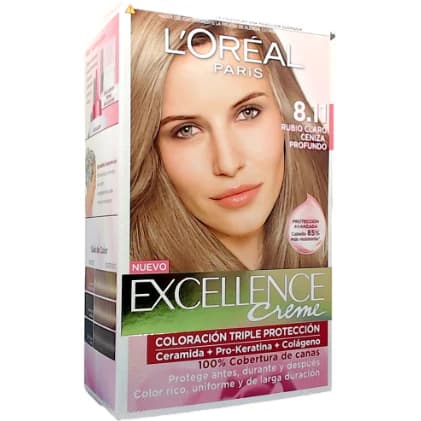 Tintura Capilar L'Oréal Excellence Crème Tono 8.11