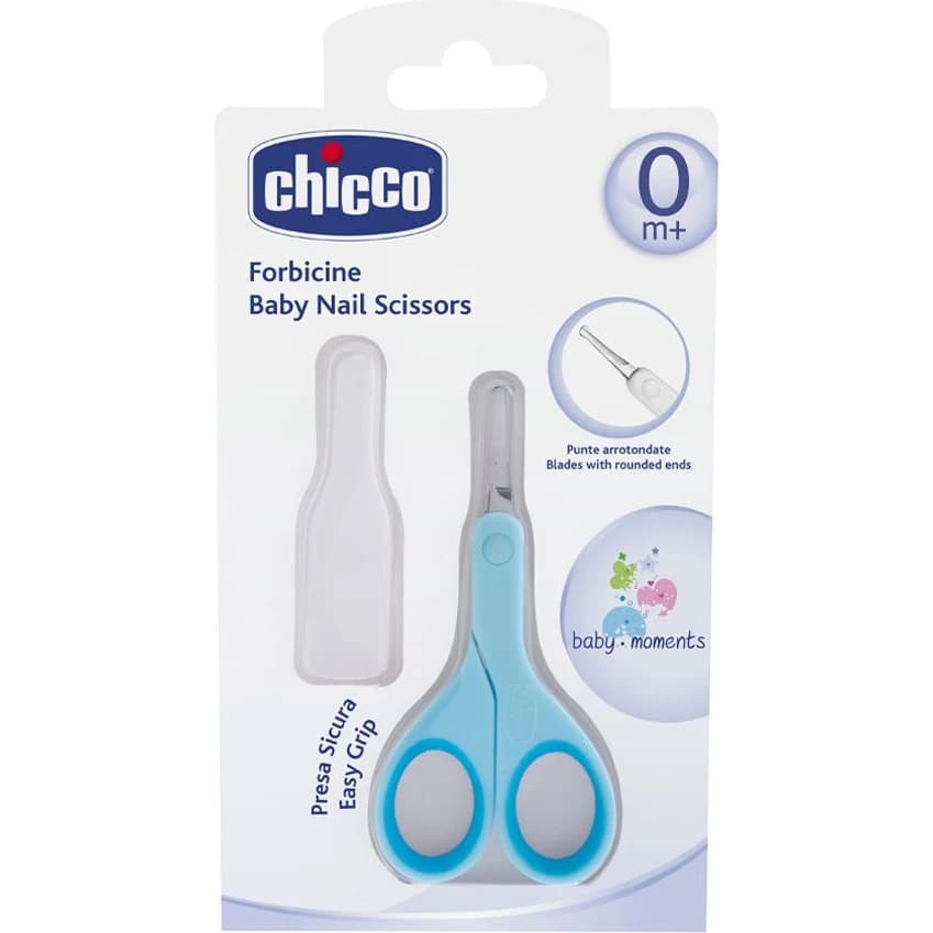 Tijera para Bebés Chicco con Protección Celeste